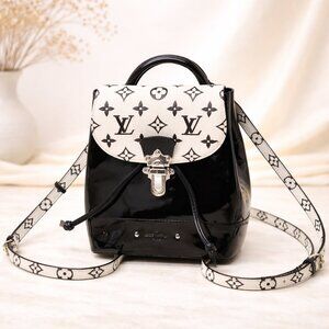 Authentic Louis Vuitton LV Hot Springs Monogram Vernis Backpack